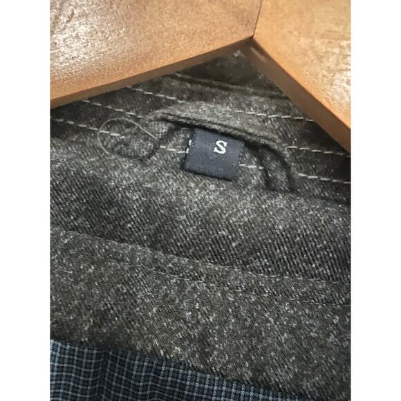 Hart Schaffner Marx Men's Jacket Coat S Overcoat Removable Liner Leather Trim - Picture 3 of 11